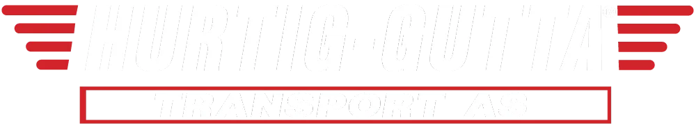 Hurtig-gutta logo farge hvit